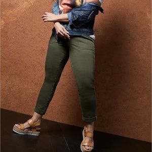 Torrid - Crop Aviator Pant - Olive Green - size 20 - NWT